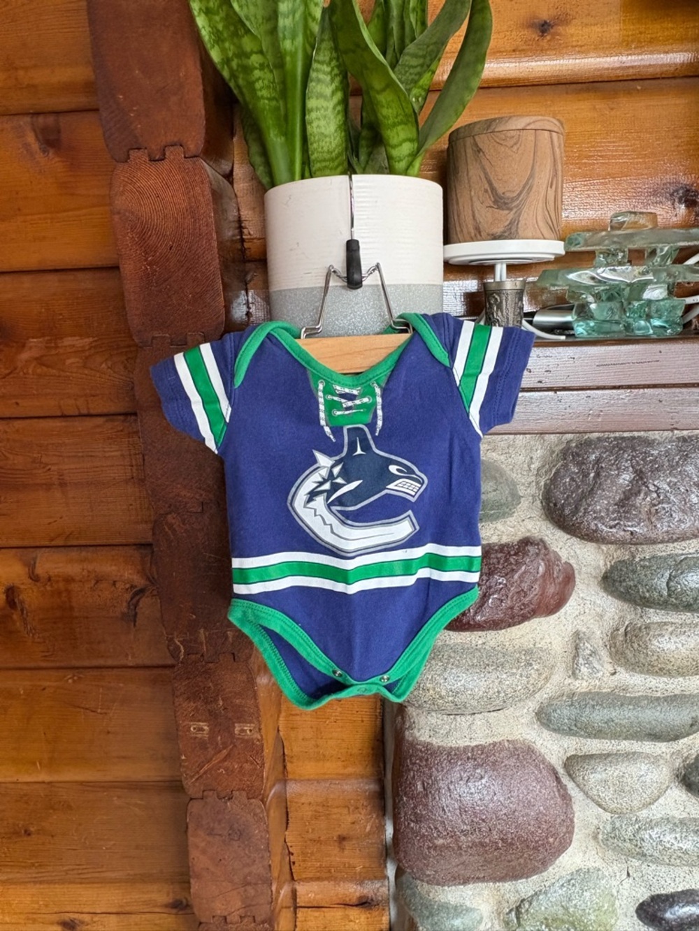 3/$25 NHL Vancouver Canucks Pettersson Jersey Style Baby Onesie - 0-3m boy girl